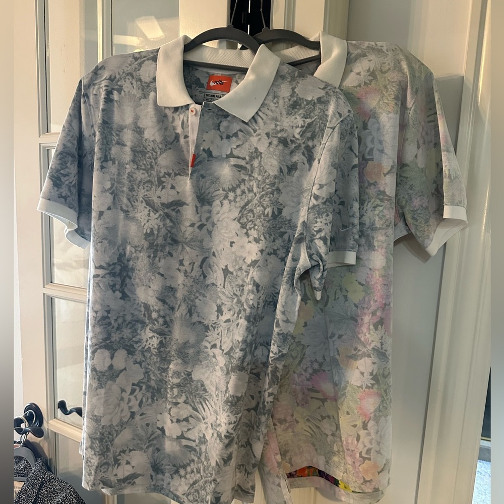 Two Nike Polo golf shirts. Worn once.
